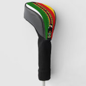 Flagge von Simbabwe Gorgetic Patriotic Golf Headcover (angewinkelt)