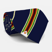 Flagge von Simbabwe Krawatte (Gerollt)