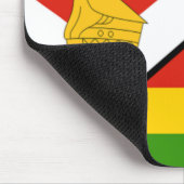 Flagge von Simbabwe Mousepad (Ecke)