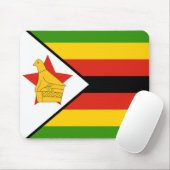 Flagge von Simbabwe Mousepad (Mit Mouse)