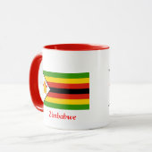 Flagge von Simbabwe Tasse (Vorderseite Links)