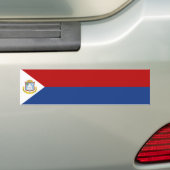 Flagge von Sint Maarten Autoaufkleber (Auf Auto)