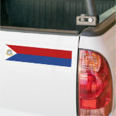 Flagge von Sint Maarten Autoaufkleber (Auf Lkw)