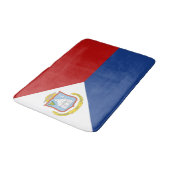 Flagge von Sint Maarten Badematte (Schrägansicht)