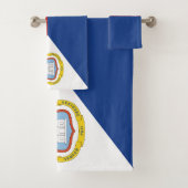 Flagge von Sint Maarten Badhandtuch Set (Insitu)