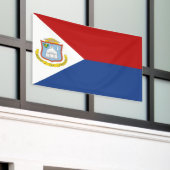 Flagge von Sint Maarten Banner (Äußeres Gebäude)