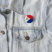 Flagge von Sint Maarten Button (Beispiel)