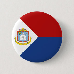 Flagge von Sint Maarten Button