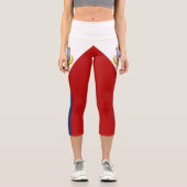 Flagge von Sint Maarten Capri Leggings (Vorderseite)