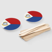 Flagge von Sint Maarten Fächer (Non-assembled)