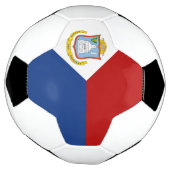 Flagge von Sint Maarten Fußball (Gedreht)