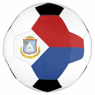 Flagge von Sint Maarten Fußball