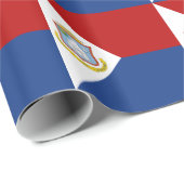 Flagge von Sint Maarten Geschenkpapier (Rolleneckpunkt)