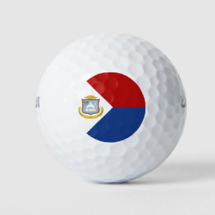 Flagge von Sint Maarten Golfball