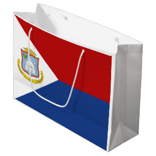 Flagge von Sint Maarten Große Geschenktüte