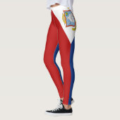 Flagge von Sint Maarten Leggings (Links)
