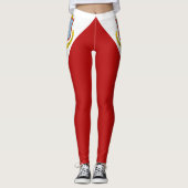 Flagge von Sint Maarten Leggings (Vorderseite)