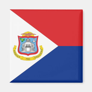 Flagge von Sint Maarten Magnet