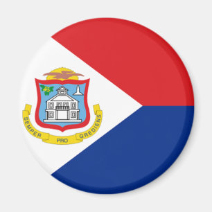 Flagge von Sint Maarten Magnet