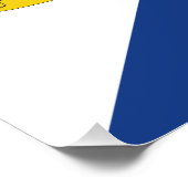 Flagge von Sint Maarten Poster (Ecke)