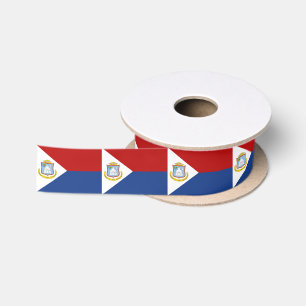 Flagge von Sint Maarten Satinband