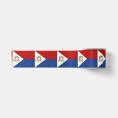 Flagge von Sint Maarten Satinband (Vorderseite)
