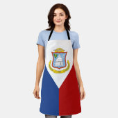 Flagge von Sint Maarten Schürze (Getragen)