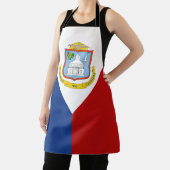 Flagge von Sint Maarten Schürze (InSitu)