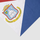 Flagge von Sint Maarten Seidenpapier (Ausschnitt)