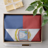 Flagge von Sint Maarten Seidenpapier (Geschenk)