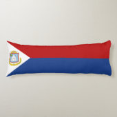 Flagge von Sint Maarten Seitenschläferkissen (Vorderseite)
