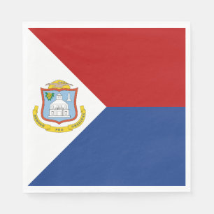 Flagge von Sint Maarten Serviette