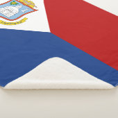 Flagge von Sint Maarten Sherpadecke (3/4)