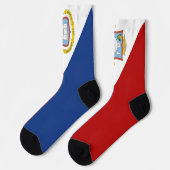 Flagge von Sint Maarten Socken (Linkes Detail)