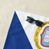 Flagge von Sint Maarten Strandtuch (Beispiel)