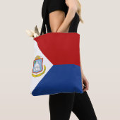 Flagge von Sint Maarten Tasche (Von Nahem)