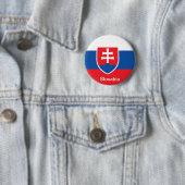 Flagge von Slowakei Button (Beispiel)