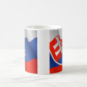 Flagge von Slowakei-Tasse Kaffeetasse (Mittel)