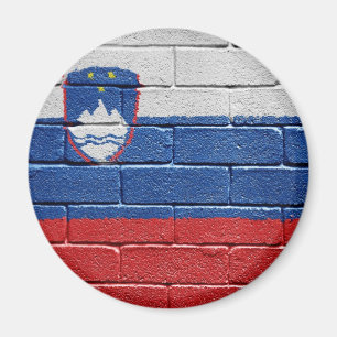Flagge von Slowenien Magnet