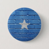 Flagge von Somalia Button (Vorderseite)