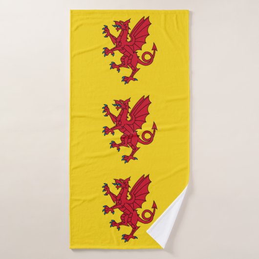 Flagge von Somerset Bathz Badehandtuch (Badehandtuch)