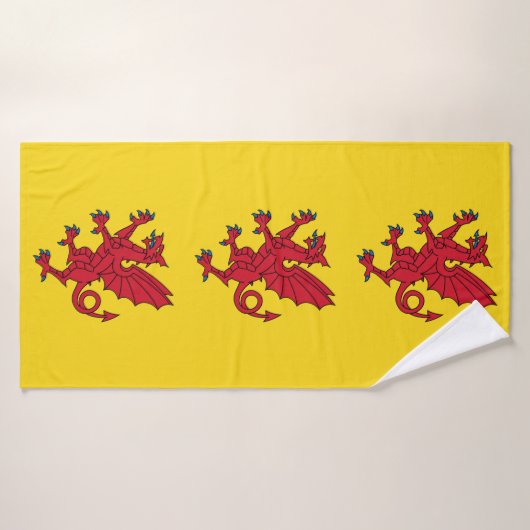 Flagge von Somerset Bathz Badehandtuch (Badehandtuch)