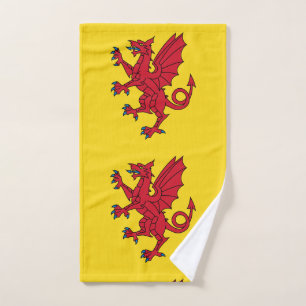 Flagge von Somerset Handtuch