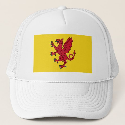 Flagge von Somerset Hat Truckerkappe (Vorderseite)