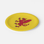 Flagge von Somerset Paper Teller (Schrägansicht)