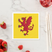 Flagge von Somerset Papier Servietten (Beispiel)