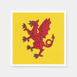 Flagge von Somerset Papier Servietten