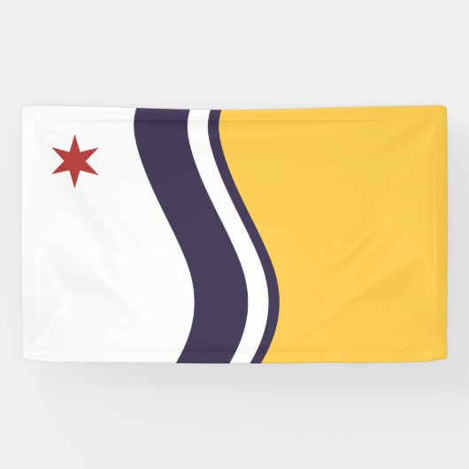 Flagge von South Bend (Indiana) Banner (Horizontal)