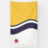 Flagge von South Bend (Indiana) Banner (Vertikal)