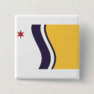 Flagge von South Bend, Indiana Button